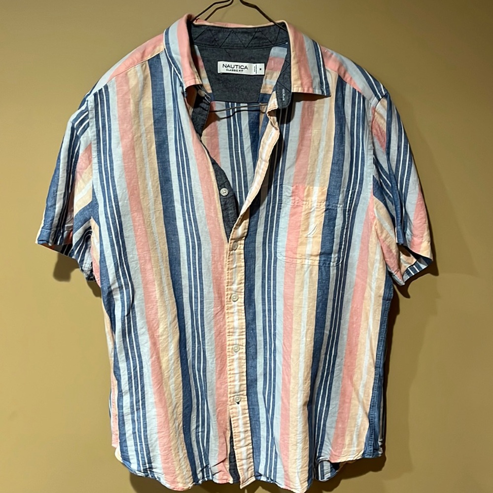 Nautica short sleeve collared shirt